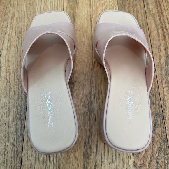 Jeffrey Campbell / Free People Gummy Nude Block Kitten Heels - Picture 4 of 5